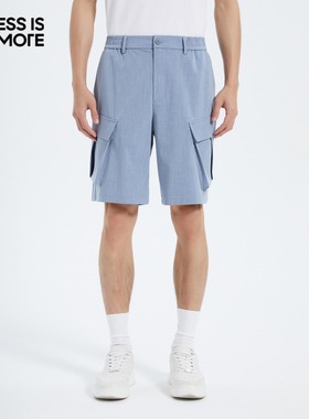 【TR面料】利郎青年商务短裤男2025夏季时尚牛仔五分裤Q5XST002