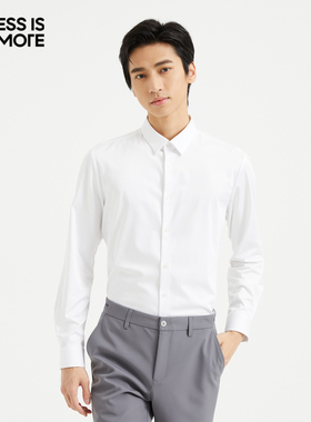 【尖角领设计】利郎青年商务长袖衬衫男2026春季休闲衬衣Q4QZC001