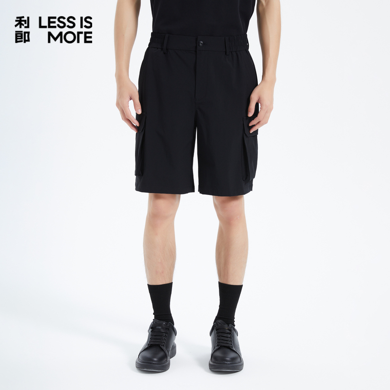 【凉爽轻盈】利郎青年商务短裤男2025夏季新款时尚五分裤Q5XST003