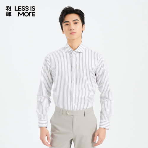 【温莎领设计】利郎青年商务长袖衬衫2026春易打理衬衣男Q5CZC009