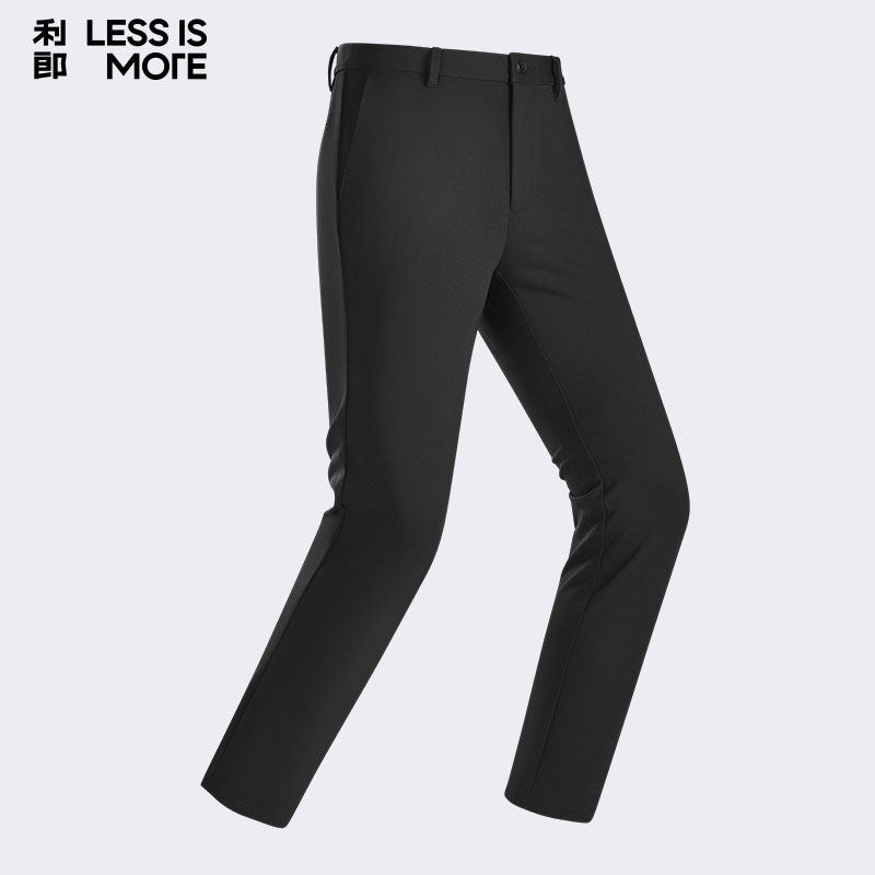 【远红外升温】利郎青年商务休闲裤男2025冬季通勤时尚百搭西裤男