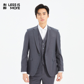 Q5CXF03 2026春三件套西装 混纺TR暗条纹 利郎青年商务西服套装