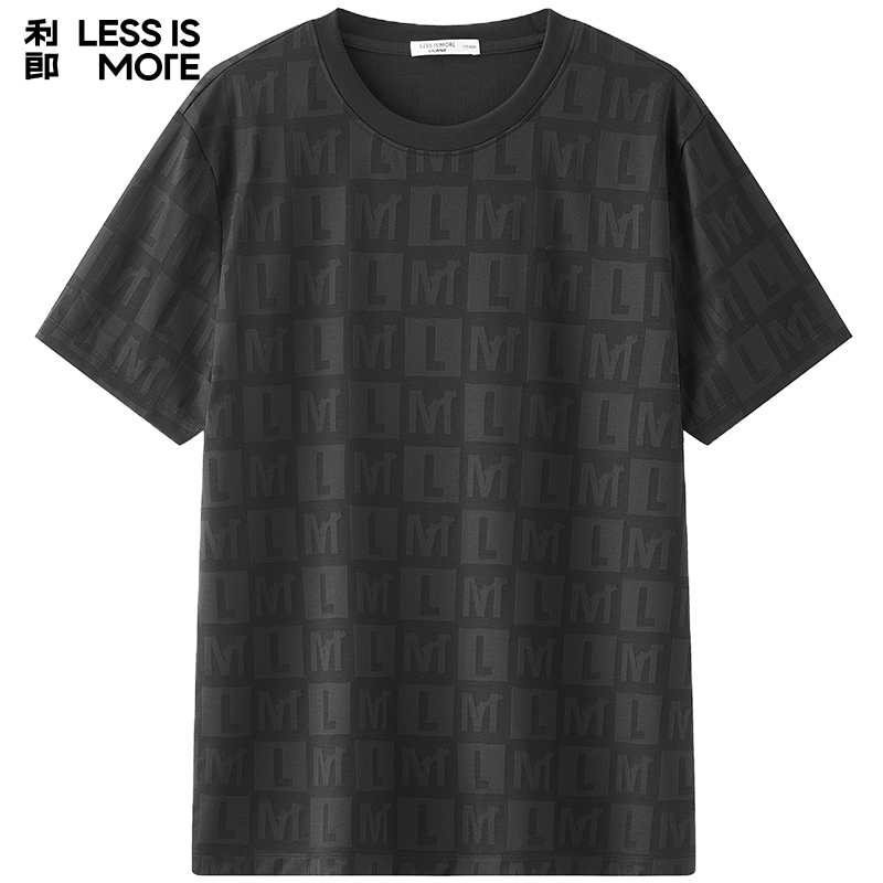 【轻薄亲肤】利郎青年商务短袖t恤男2025夏轻薄透气上衣Q5XTX306