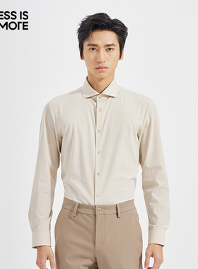 【大温莎领】利郎青年商务商场同款长袖衬衫男2025秋季休闲衬衣男