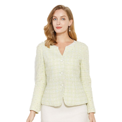 玫而美品牌专柜时尚针服短花修身