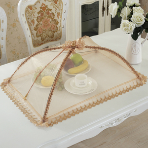 菜罩家用饭菜遮尘防蚊虫苍蝇神器餐桌食物剩菜盖菜罩可折叠防尘罩