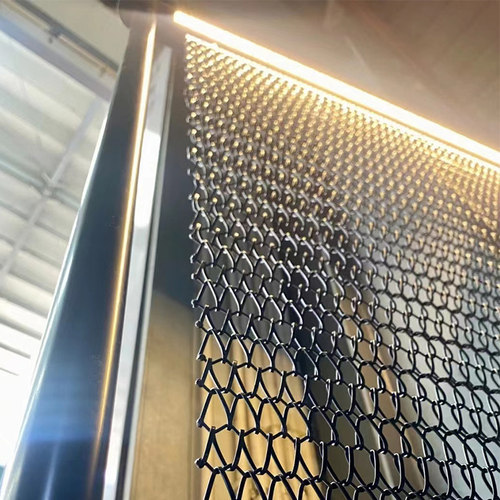 不锈钢金属屏风银鹊可加装灯带