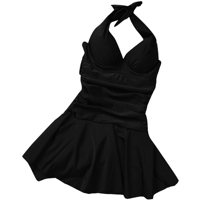 泳衣女款2024年新款爆款连体遮肚显瘦高级感挂脖性感纯欲风游泳装