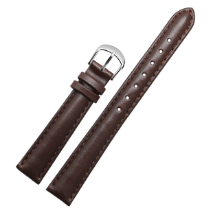 头层牛皮手表带 适配卡西欧LTP-1094 1095 92 1060女真皮表带12mm