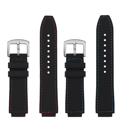 防水运动方形替换硅胶手表带