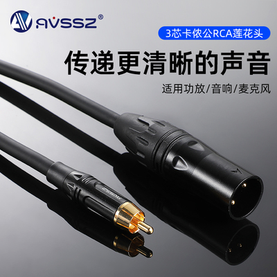 艾威尚卡农公母莲花头RCA
