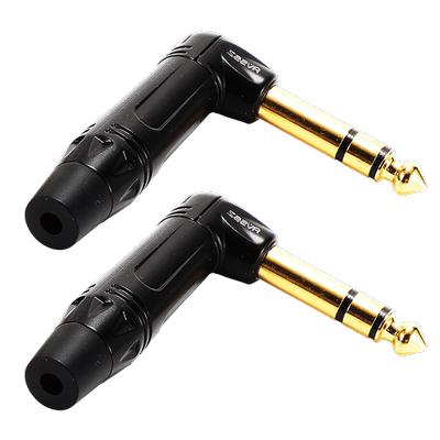 艾威尚纯铜直角L形插头调音台