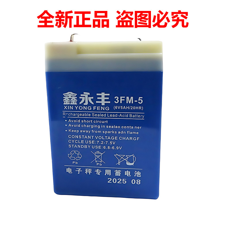 旺威鑫永丰电子称蓄电池3FM-56V