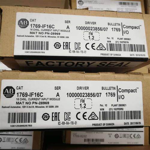 议价1769-IF16C  CompactLogix系列 原装 现货 全新 未拆封 201