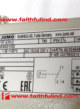 议价Jumo 00464888 久茂全新温度传感器 ATH-2 603021/02