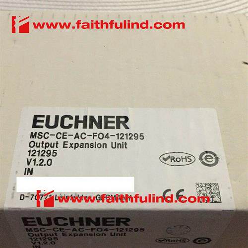 议价Euchner 121295 安士能全新输出扩展模块 MSC-CE-AC-FO4-1212