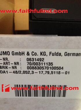 议价Jumo 00311135 久茂压力变送模块 MDA1-48/2,052,3-17,79,511
