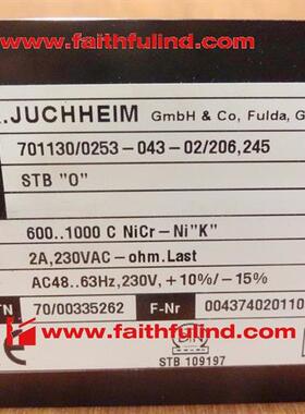 议价Jumo 00335262 久茂全新温控器 701130/0253-043-02/206,245