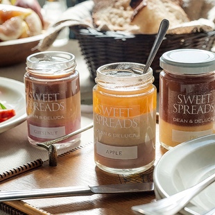 日本DEAN DELUCA无花果栗子苹果肉桂面包抹酱秋季 3层果酱