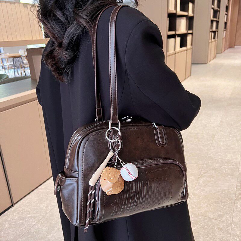 时尚大容量托特包包女2025新款秋冬超火高级感单肩腋下包休闲通勤