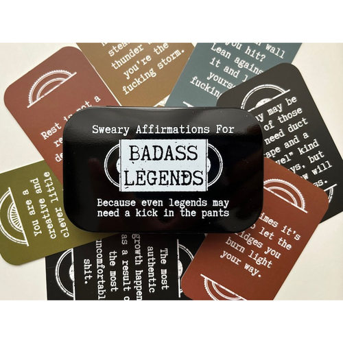 跨境新款Mini Sweary Affirmation Cards for Badass 创意鼓励卡