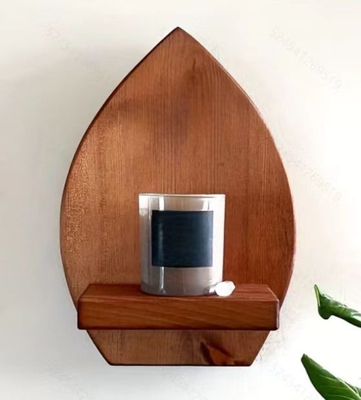 跨境木制墙上置物架客厅壁挂式置物架木质墙壁花盆置物架墙饰新品