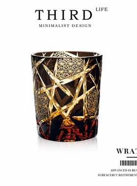 Life's·Wrath·酒杯手工雕刻水晶威士忌个性江户切子杯酒具|诸神