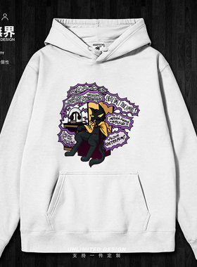 怪兽猫猫厂Monstercat王座上的猫欧美风连帽卫衣男女外套设 无界