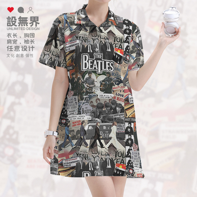 TheBeatles披头士乐队甲连衣裙
