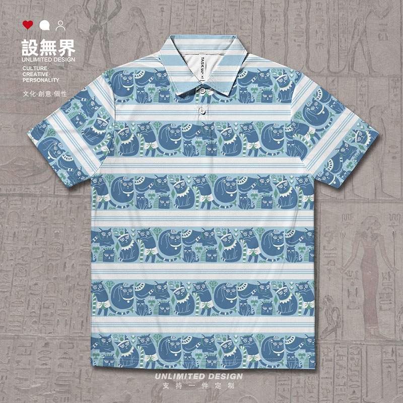 古埃及猫咪法老壁画盖亚安德POLO