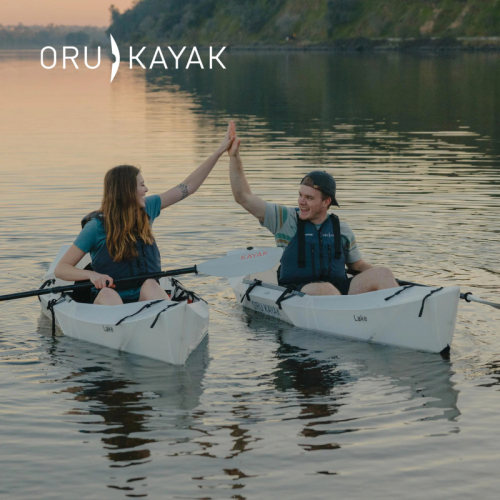 Oru kayak湖影Lake皮划艇户外折叠船轻量快开便携水上背包钓鱼船