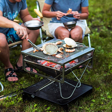SnowPeak雪峰户外露营焚火台L套装组合sp折叠围炉篝火台SET-112S