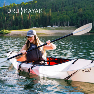 Oru kayak溪流Inlet皮划艇户外折叠船OK艇单人探险便携背包钓鱼船