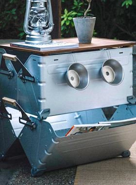 snowpeak雪峰收纳箱户外多功能开口箱露营装备置物箱子UG-025/055