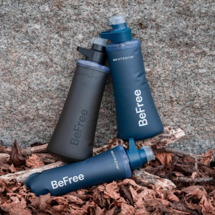 瑞士康迪BeFree AC 1L/0.5L蓝色黑色过滤水杯户外应急折叠净水袋