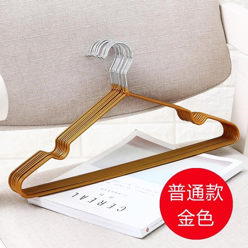 简约现代彩色不锈钢衣架浸塑防滑带凹槽金属衣架细晾晒衣服撑子|msdalam kategori penyatuan simpanan, pakaian Wash/Sun/Care Products, Hanger - dari Buy2taobao.com untuk memberikan perkhidmatan ejen Taobao profesional membeli