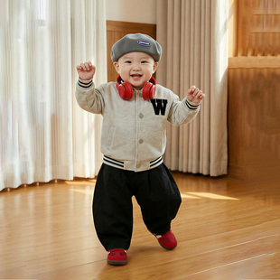 儿童春款卫衣潮童2026春季新款小男童装女童外套运动休闲卫衣潮