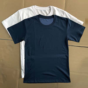 夏季体能训练服藏青色短袖上衣速干透气户外运动半袖圆领衫T恤男