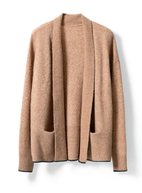 秋冬款羊毛衫针织打底衫上衣百搭长袖亲肤保暖翻领羊毛衫-YGAW111