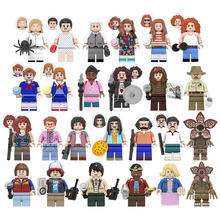 国产益智怪奇物语美剧食人花魔神迈克11威尔埃迪比利拼装积木人仔