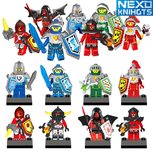 国产益智未来骑士团积木小人仔克雷机甲艾克索拼装益智玩具男孩子