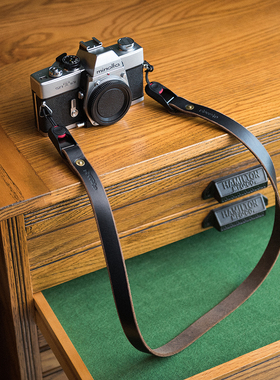 真皮复古微单相机快拆肩带 单反背带 美国Horween皮革 手工制作