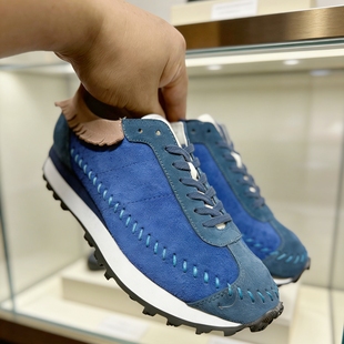 现货秒发visvim cantq22AW休闲鞋流苏复古跑鞋运动复古德训鞋男