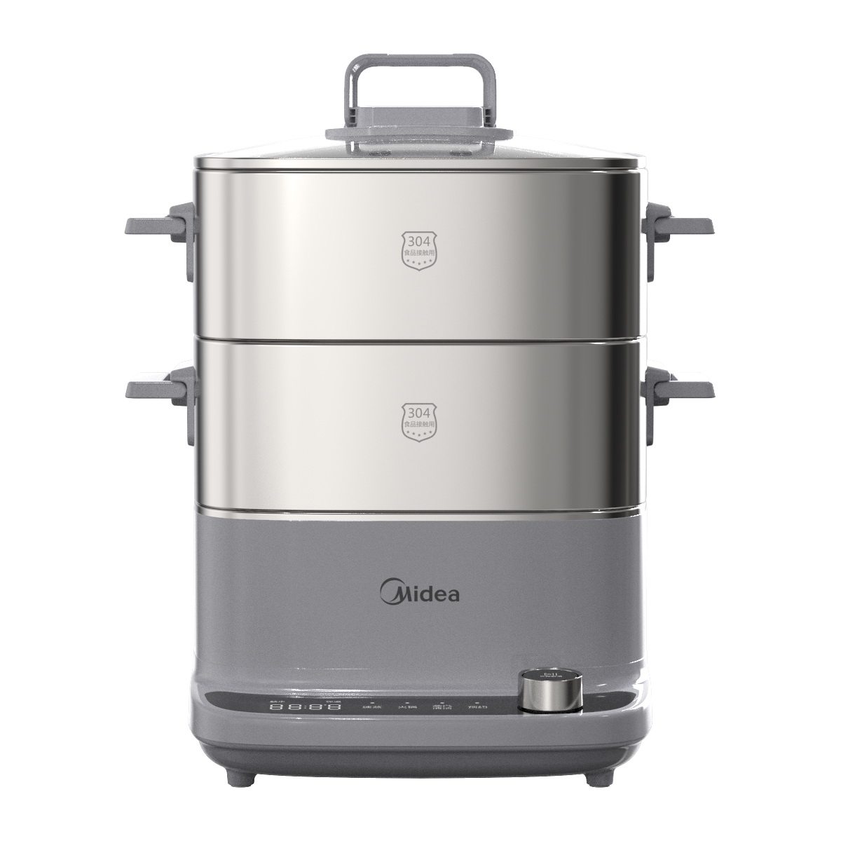 美的电蒸锅小型12L容量304不锈钢1200W猛火速蒸环绕蒸ZGC2323ZD88,厨房电器,电蒸锅/台式电蒸箱/肠粉机,淘宝优惠券,粉丝福利购,淘宝优惠卷