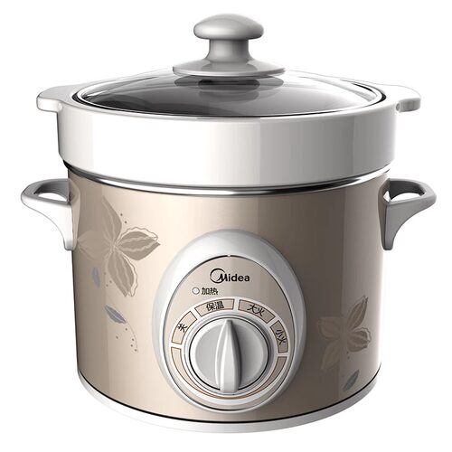 美的BGH20A电炖锅2L白瓷内胆煲汤