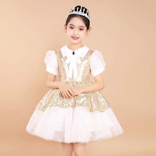 原创高端儿童合唱演出服中小学生诗歌朗诵歌男女童合唱团舞蹈比赛