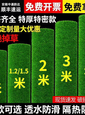 仿真草坪地毯假草皮铺垫塑料户外人造球场人工围挡幼儿园绿色地垫
