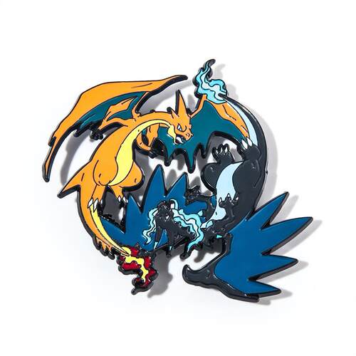 宝可梦Mega进化喷火龙XY金属徽章