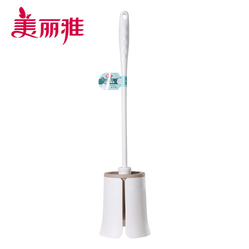 长柄挂壁式马桶刷套装