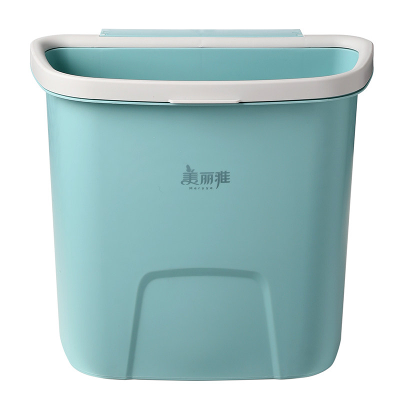 美丽雅精致生活馆 包邮B.84957 厨房壁挂式垃圾桶中号/蓝色,家庭/个人清洁工具,垃圾桶,淘宝优惠券,粉丝福利购,淘宝优惠卷